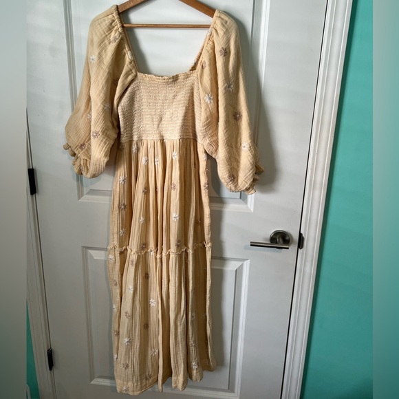 Free People Dahlia Embroidered Maxi Dress - Picture 3 of 11
